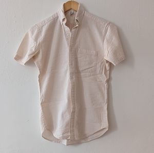 American apparel seersucker short sleeve shirt